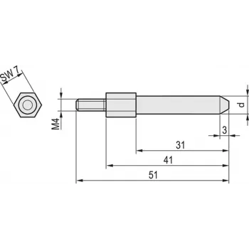 SCHROFF 60895018 Codierbolzen 20 szt. (60895018)
