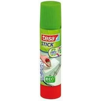 Klej w sztyfcie tesa ecoLogo Stick, zawartość: 40 g, bez rozpuszczalników, 100% z recyklingu plastik, 65% bio- (57028-00200-03)