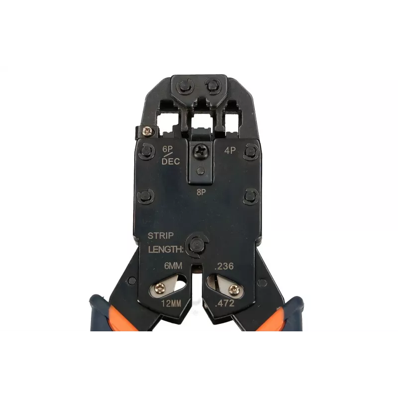 Narzędzie do zaciskania RJ45 Extralink 4P+6P+8P z zapadką do wtyków modularnych, 1 szt.