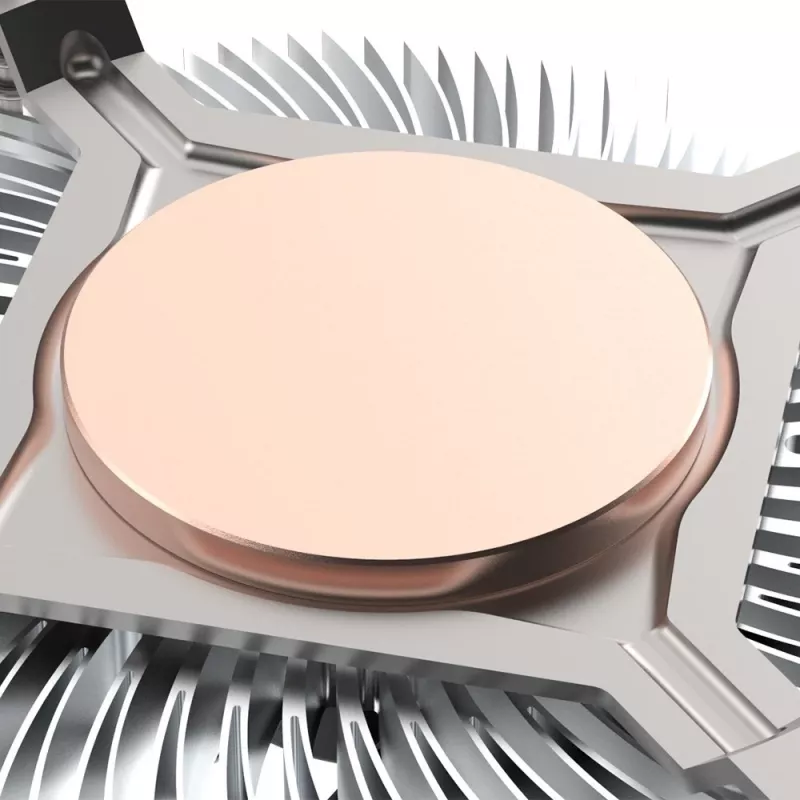 Chłodnica hybrydowa Akasa Intel LGA1700 9 cm aluminium, czarna 1 szt.