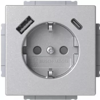 Busch-Jaeger Gniazdo wtykowe SCHUKO SB-A+C 20 EUCB2USBAC-83 (2CKA002011A6304)