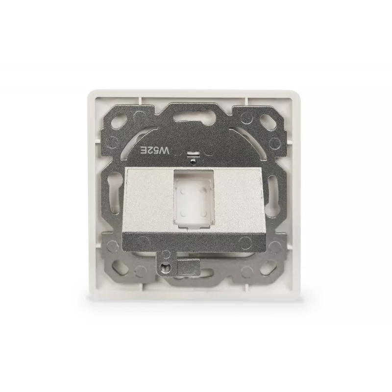 Digitus | Płyta ścienna do modułów Keystone, typ niemiecki, płyta środkowa 50x50 mm, ramka 80x80 mm | DN-93811