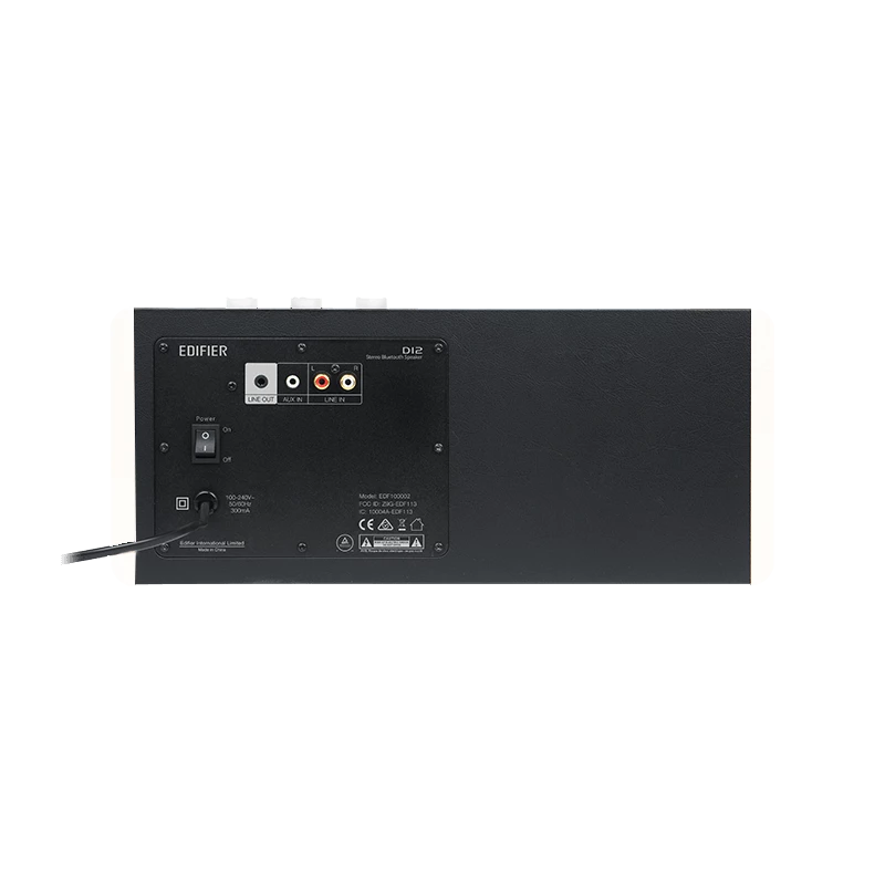 Edifier Mały głośnik aktywny | D12 | Bluetooth | Biały | Połączenie bezprzewodowe