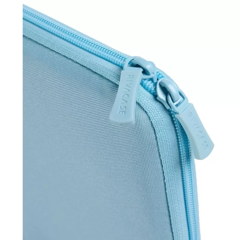 Etui na laptop Rivacase Riva Szuzuka 15,6 cala pastelowy niebieski, ochronne wyściełane etui