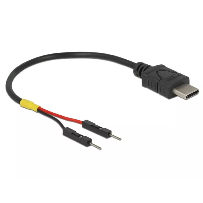 Kabel USB DeLOCK 85418 0.1 m USB C czarny