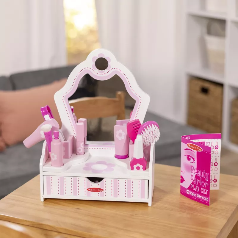 Melissa & Doug - Zestaw salonu piękności, zabawa w role