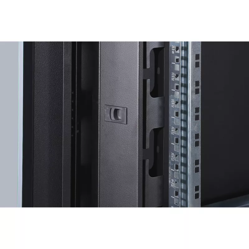 DIGITUS Netzwerkschrank Unique 42HE 2053x800x1000mm schwarz (Speditionsversand)