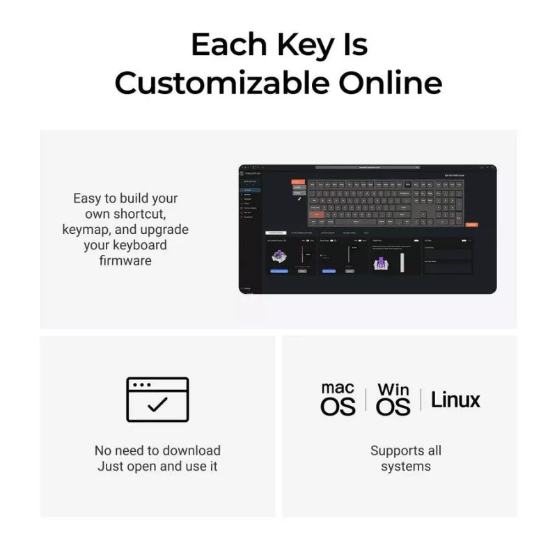 Klawiatura mechaniczna Keychron Q6 HE QMK z magnetycznymi stabilizatorami Gateron Double‑Rail