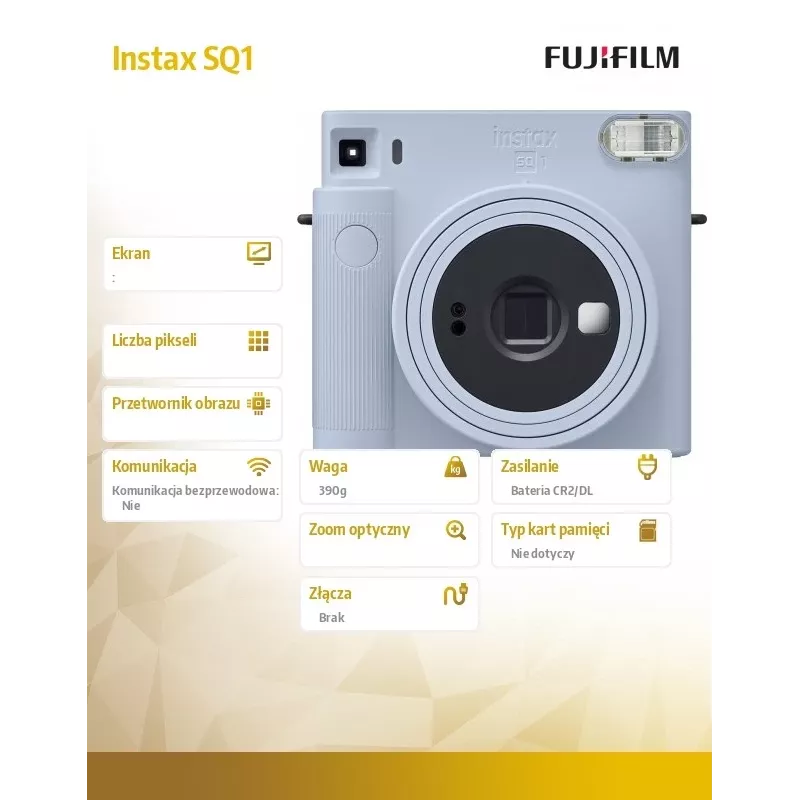Fujifilm Instax Square SQ1 62 x 62 mm Niebieski