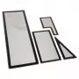 Zestaw filtrów przeciwkurzowych DEMCiflex do NZXT Switch 810, czarny na czarnym, filtry zamienne