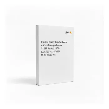Rejestrator sieciowy AXIS 02539-001, Windows 10 IoT Core, RAID 0/1/5/6/10, 100–240V, 721.6×482×87 mm, szary