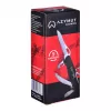 Scyzoryk AZYMUT HK20018 — pełnowymiarowy multitool, 9 narzędzi, stal nierdzewna 420J2/3CR13, złożony 11 cm, 146 g, skórzany futerał, brelok