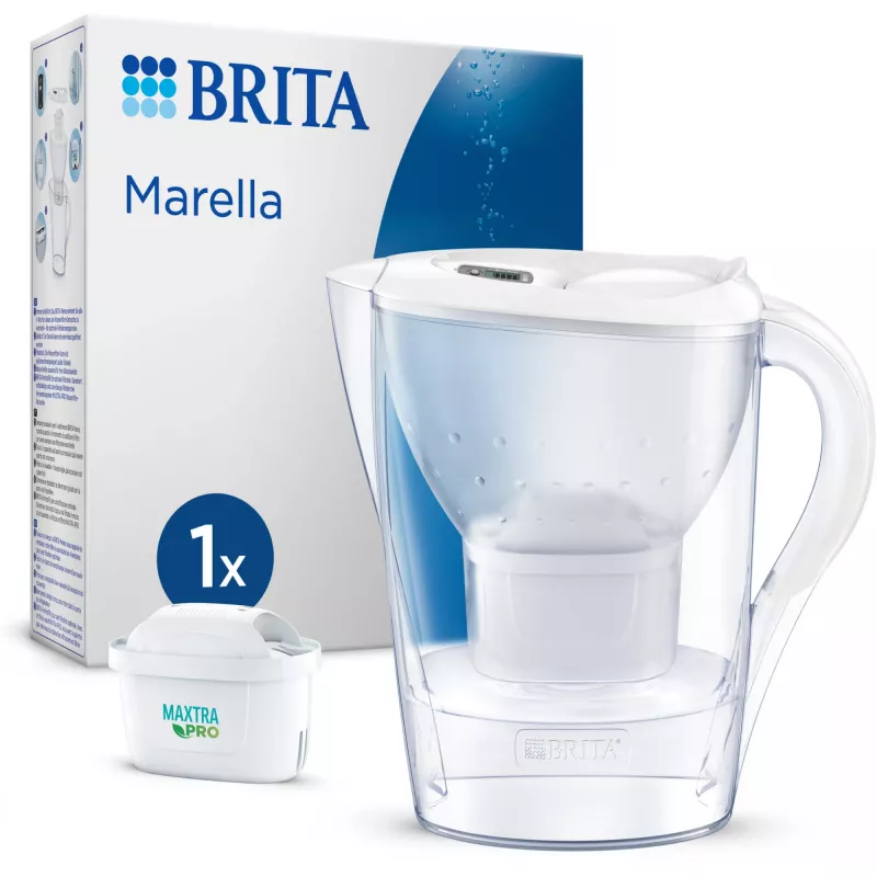 Zestaw filtrów Brita 125219 Marella Water-saver 2,4 l Biały
