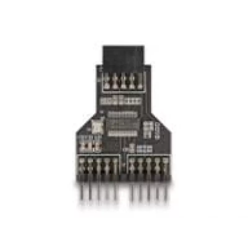 DeLOCK 60045 zmieniacz płci kabla 9 pin USB 2.0 2 x 9 pin goldpin Czarny