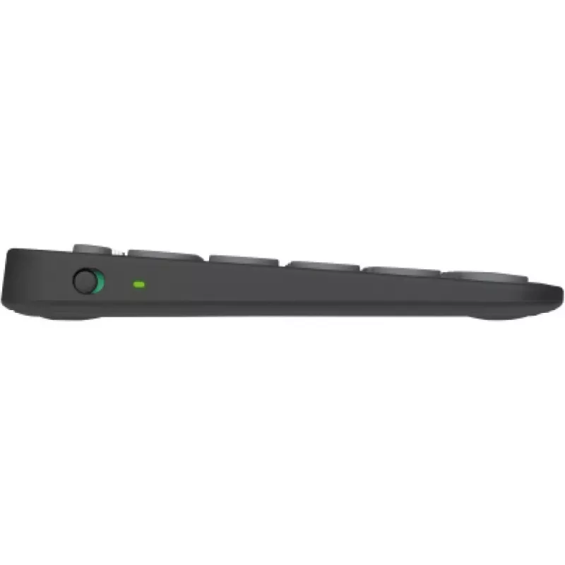 Logitech Pebble Keys 2 K380s - Klawiatura - Bezprzewodowa - Bluetooth LE - QWERTZ - Niemiecka - Tonal Graphite (920-011795)