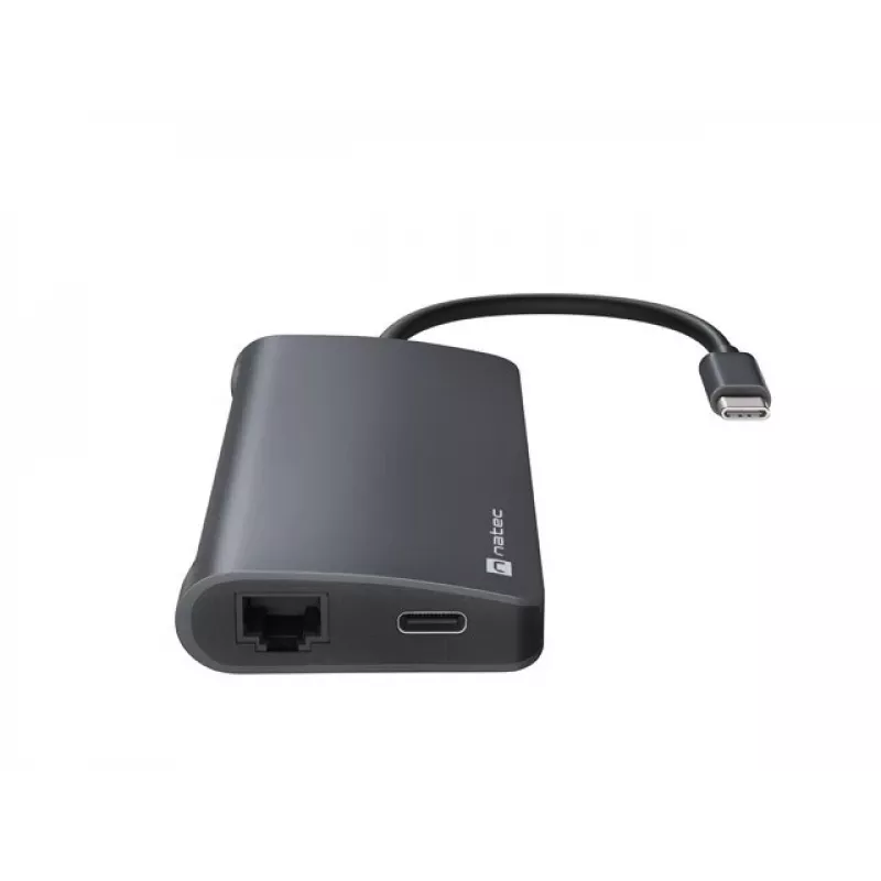 Stacja dokująca NATEC NMP-2162 USB 3.2 Gen 1 Type-C szara przewodowa