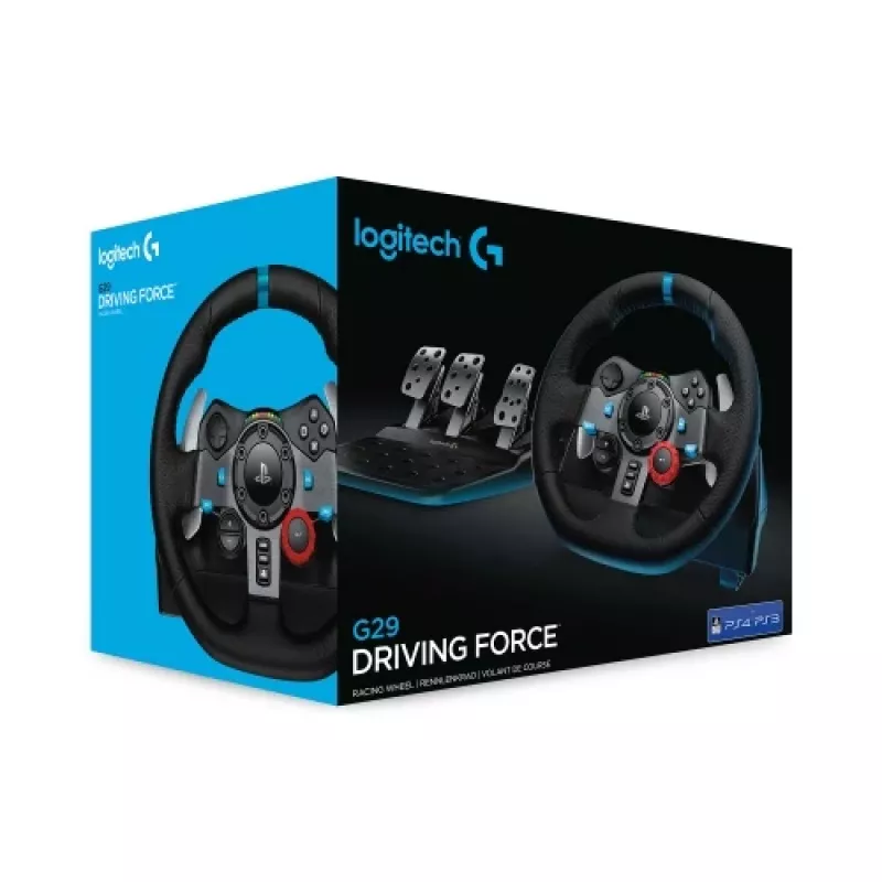 Logitech Driving Force G29 - Zestaw kierownicy i pedałów - Przewodowy - dla Sony PlayStation 3, Sony PlayStation 4