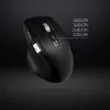 Mysz bezprzewodowa YENKEE SPIN DUAL 2095BK — kompaktowa mysz optyczna dwutrybowa, model YMS 2095B SPIN