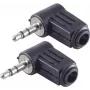 Złącze przewodowe ShiverPeaks BS51200-W2 3.5 mm czarny