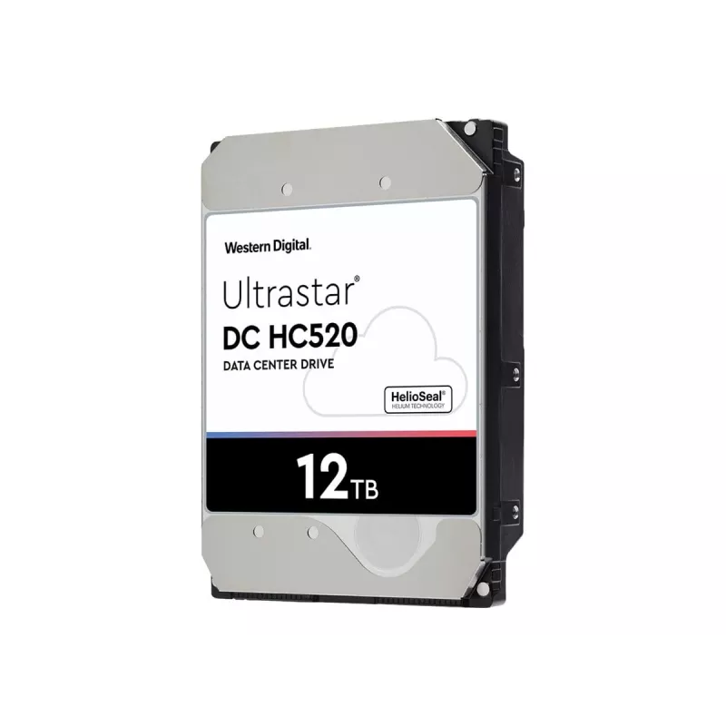 WD Ultrastar DC HC520 HUH721212AL5200 - Dysk twardy - 12 TB - wewnętrzny - 3,5 cala (8,9 cm)