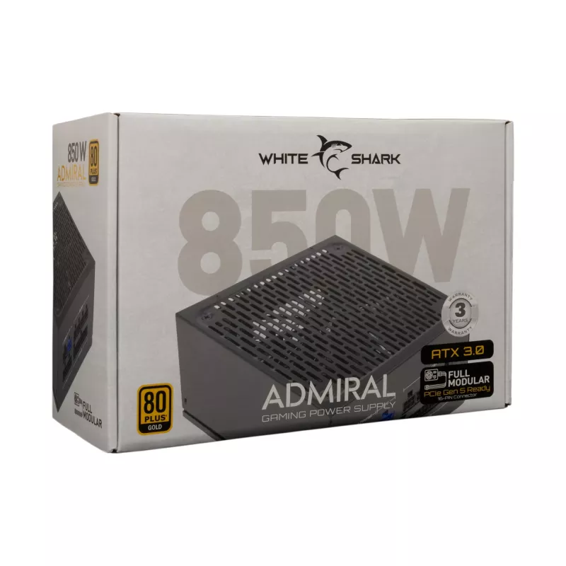 Zasilacz White Shark GPSU-850W Admiral 850W