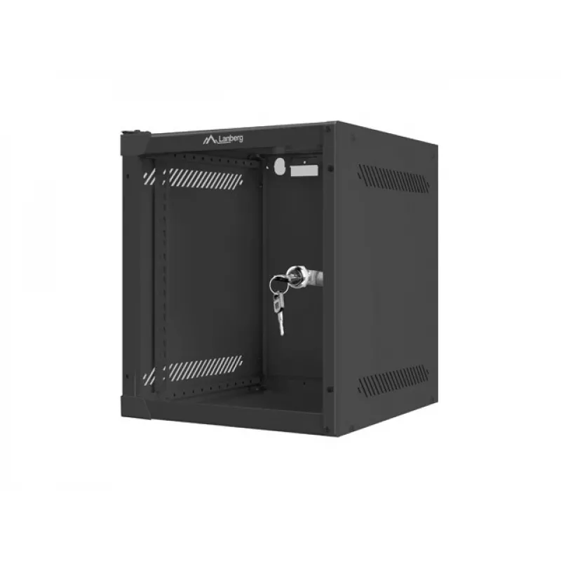 Szafa wisząca LANBERG WF10-2306-10B — 6U, 280×310×336 mm, głębokość 238 mm, czarna, udźwig 20 kg