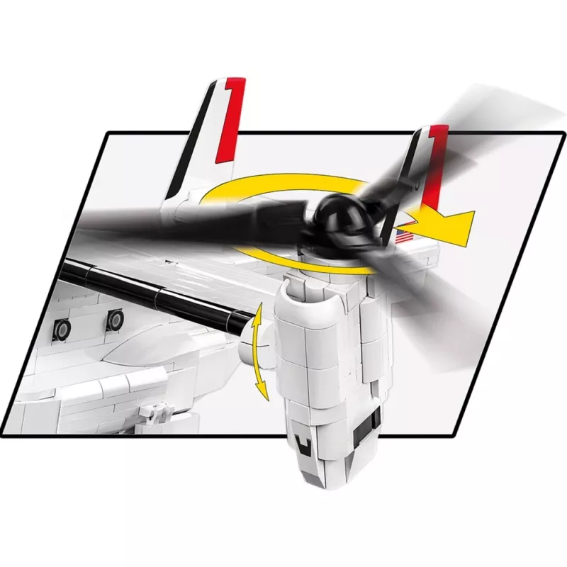 Zestaw konstrukcyjny COBI Bell-Boeing V-22 Osprey 1136 elementów Siły Zbrojne