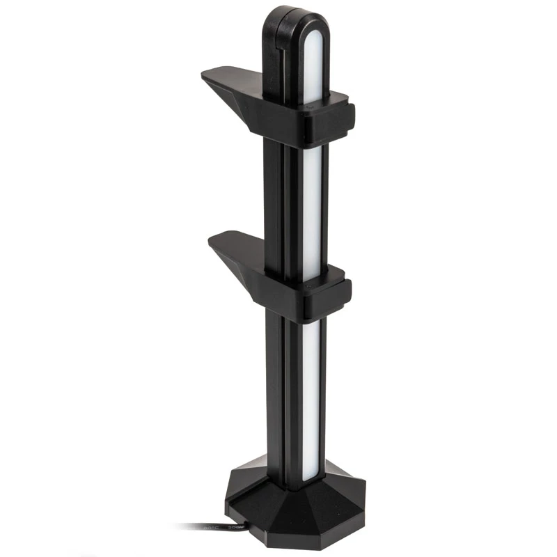 GPU support bracket Lamptron GPU Halter ARGB — czarny