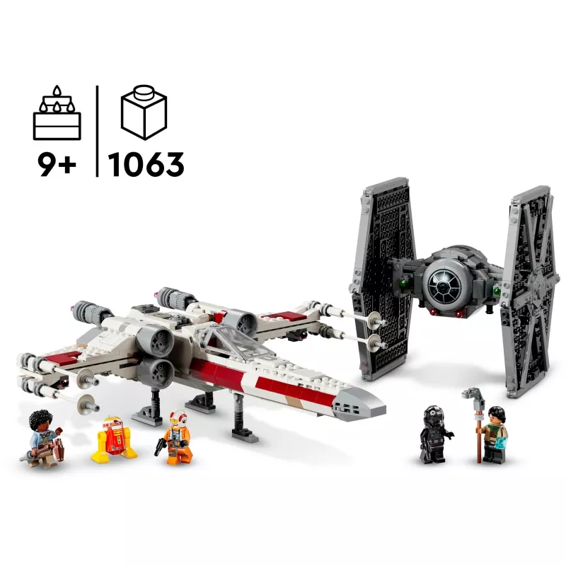 LEGO STAR WARS 75393 TIE Fighter i X-Wing Mash-up