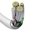 Kabel do telefonu komórkowego Baseus CALYS-A02 biały 1 m USB A Lightning