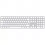 Klawiatura Magic Keyboard z Touch ID i klawiaturą numeryczną do komputerów Mac z Apple silicon – francuski układ – białe klawisze