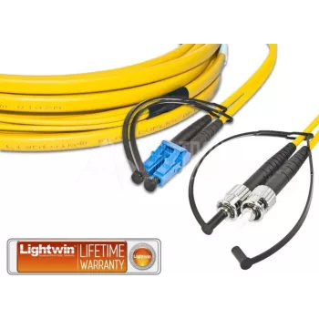 Lightwin LDP-09 LC-ST 1.0 FD Kabel światłowodowy 1 m OS2 Żółty (LDP-09 LC-ST 1.0 FD)
