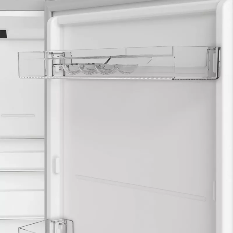 Lodówka Indesit INK 25402 S4E | Kombi wolnostojąca, No Frost, 249 l chłodziarka / 106 l zamrażarka, wys. 203,5 cm, Klasa energetyczna E, 37 dB, Srebrna