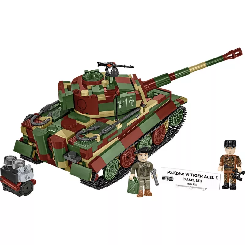 Klocki Pz.Kpfw. VI Tiger wersja E 870 klocków
