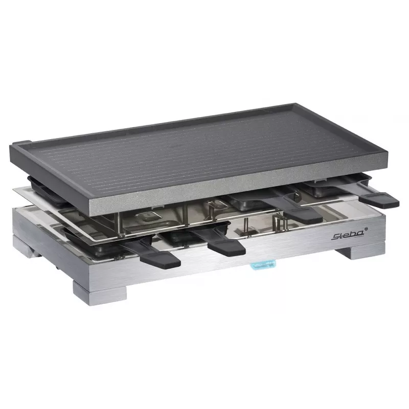 Steba RC 68 - Raclettegrill - 1.2 kW - Czarny/Stalowa