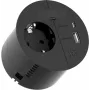 Listwa zasilająca Bachmann 938.201 z 1×gniazdem CEE7/3, 1×USB-A/C 22W, kabel 2,0 m