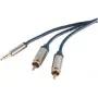 Kabel audio 3,5 mm na 2 x RCA ShiverPeaks SP30831-cienki