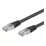 Wentronic Goobay CAT 5e Patch kabel, F/UTP, Czarny, 7,5 m - CCA miedź Mix (68664)