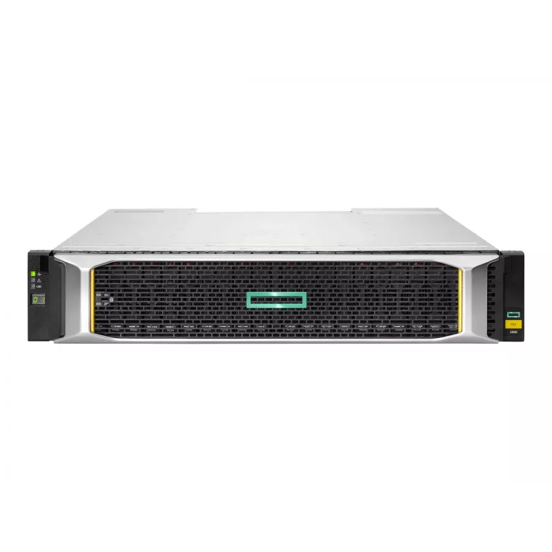 HPE MSA 2060 Disk Array 0 TB Rack 2U srebrny Czarny HDD SSD