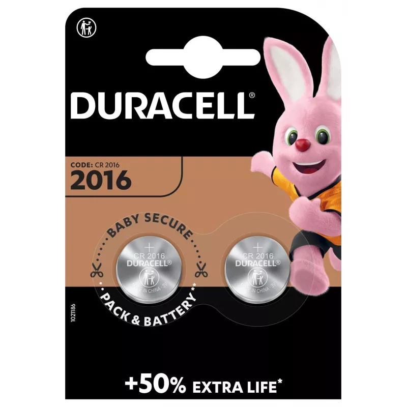 Bateria jednorazowa Duracell 2016 CR2016 litowa