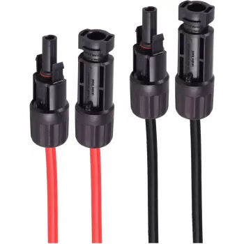 shiverpeaks ®-PV4 Przedłużenie, 6mm², zestaw 2-elementowy Czerwony/czarny, 5m (BS02-330516)