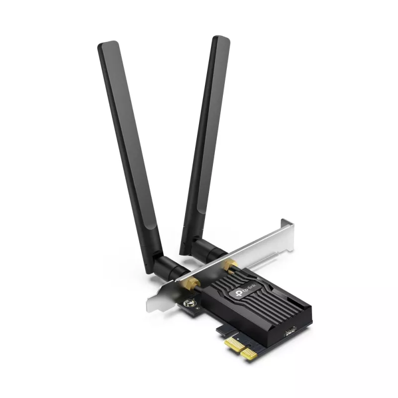 Karta sieciowa Wi-Fi 6 Bluetooth PCIe TP‑LINK Archer TX10E AX900 — karta PCIe, Wi‑Fi 6 AX900, Bluetooth