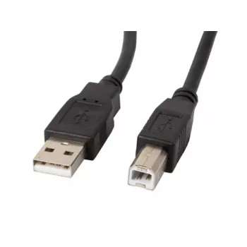 Lanberg CA-USBA-10CC-0030-BK Kabel USB 3 m USB 2.0 USB B Czarny (CA-USBA-10CC-0030-BK)