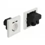 Gniazdo sieciowe CEE 7/3 + USB DeLOCK 11471