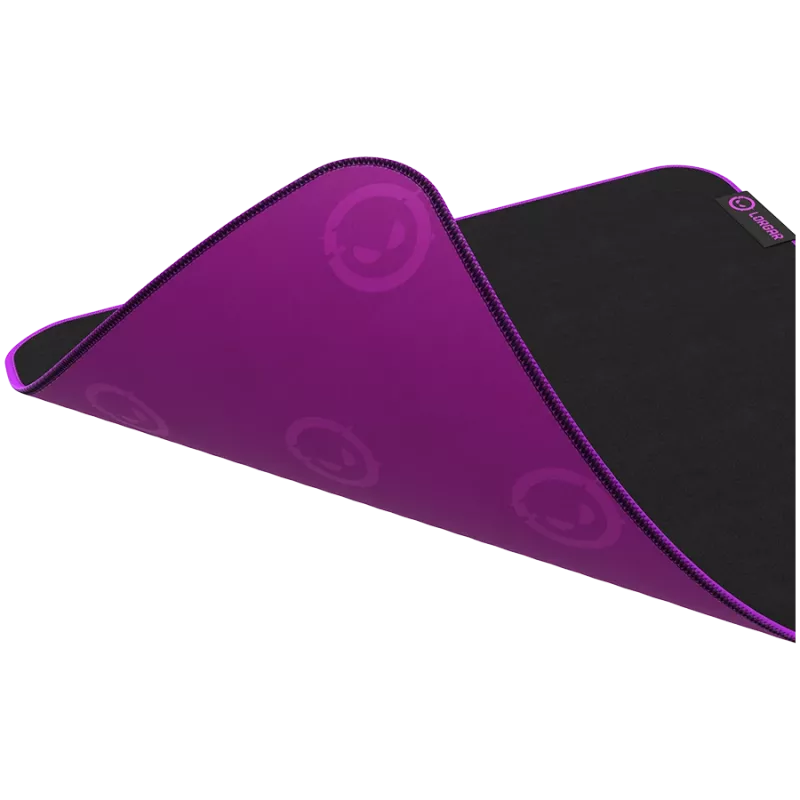 Podkładka pod mysz gamingowa Lorgar LRG-GMP313 Czarno-Fioletowa 360x300mm