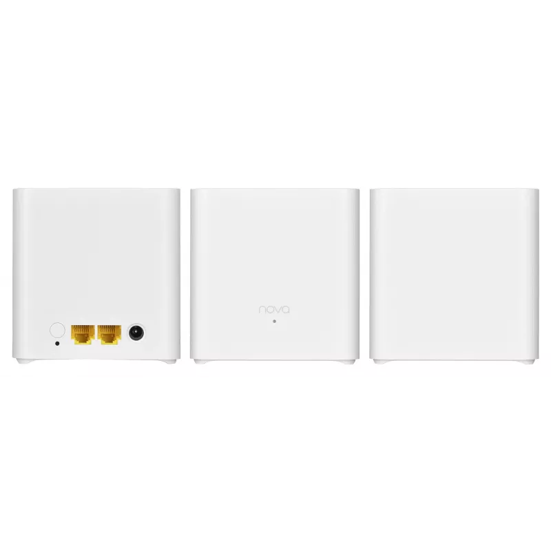 System Mesh Wi‑Fi TENDA EX3-3, 3 szt., dwuzakresowy 2,4/5 GHz, Wi‑Fi 6, do 1201+300 Mb/s, 2 anteny wewnętrzne, WPA3