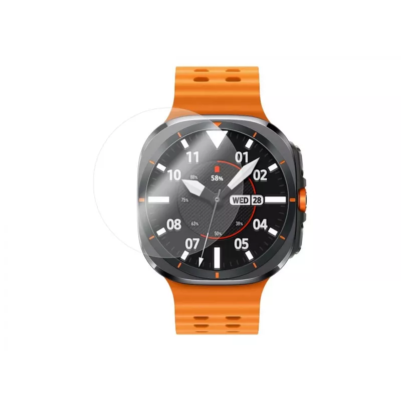 Hartowane szkło ochronne FIXED na Samsung Galaxy Watch Ultra — przezroczyste, 2 szt.