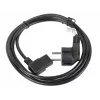 Kabel zasilający LANBERG CA-C13C-12CC-0018-BK, 2 m, złącze C13 do CEE7/7, czarny, kątowe C13