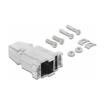 Osłona kabla DeLOCK 66625 Srebrna Metalowa 30,8 mm Szerokość 7,5 mm Wysokość