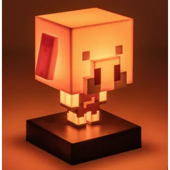 Lampa stołowa Paladone Icon Light PP14431MCF Piglin LED, dekoracyjny design inspirowany grami